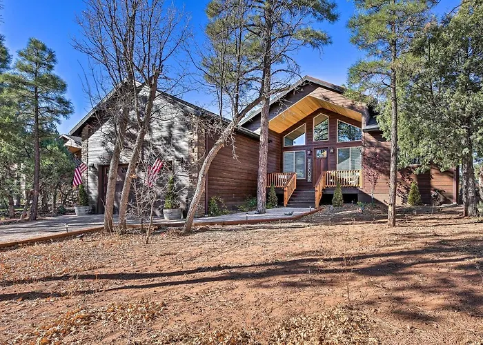 Hot Tub & Ponderosa Views! Luxe In Lakeside * Pinetop-Lakeside